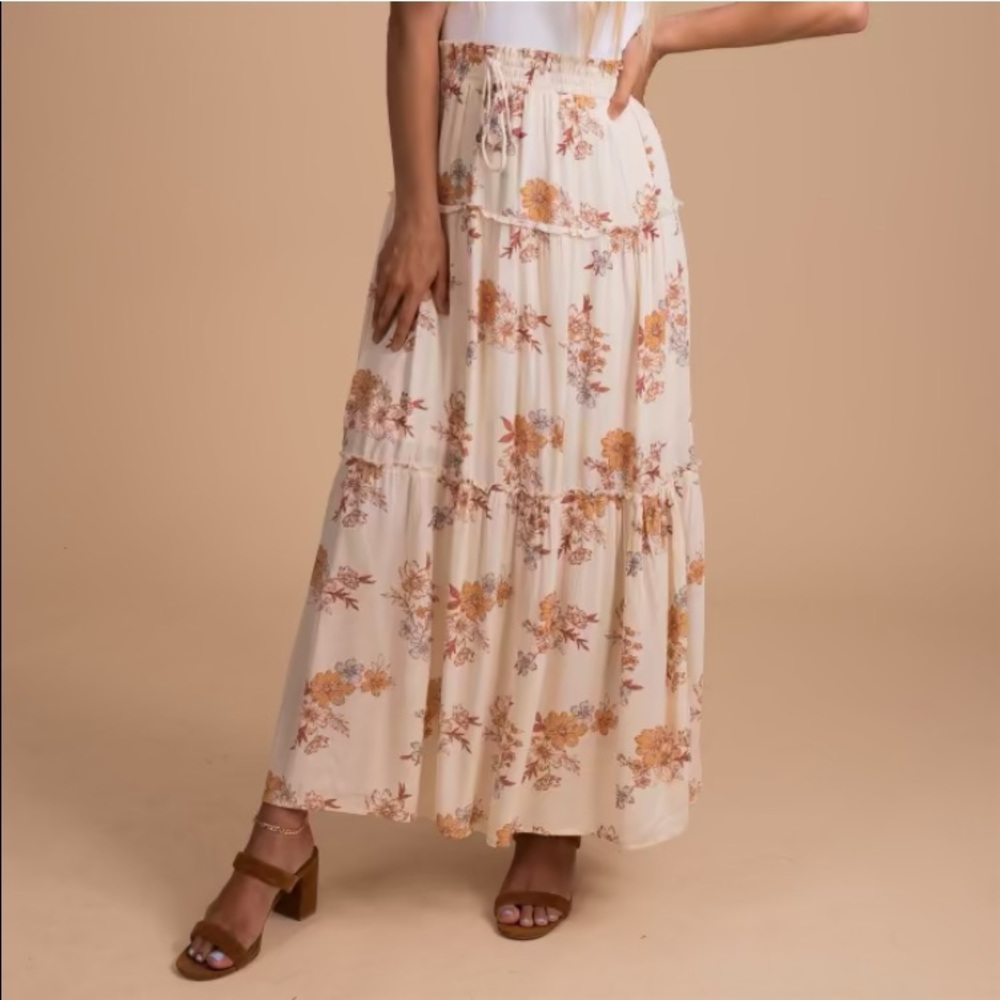 Floral Maxi Skirt
